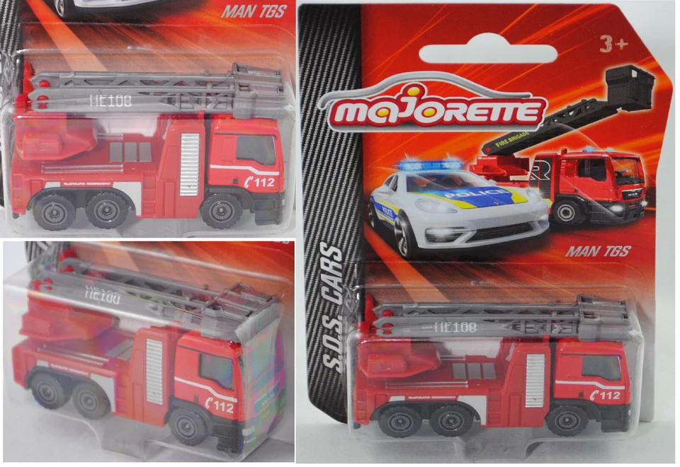 Majorette 212057181019 MAN TGS Feuerwehr Drehleiter Finnland, C112 / HE106, 1:87 - Bild 1 von 1