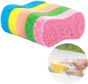 5Pcs Car Wash Sponges Multi-Functional Large Cleaning Sponges Kitchen Handy Wash - Picture 1 of 7