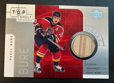 Pavel Bure 2001-02 Upper Deck Top Shelf Game Used Stick Card #S-PBu HOF