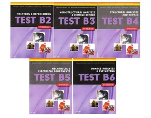 ASE B2-B6 Delmar Test Prep Manuals Collision Repair & Refinish (5 Book Set) NEW - Picture 1 of 1