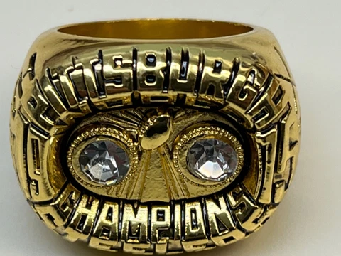 1975 FRANCO HARRIS COMMEMORATIVE CHAMPIONSHIP RING STEELERS SIZE 11 Cover