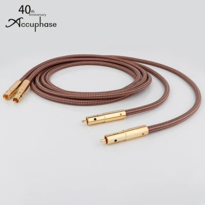Pair Accuphase 40Th Anniversary Audiophile Hi-end Audio RCA Interconnect Cable