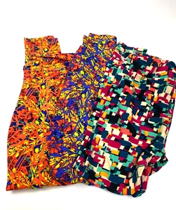 LuLaRoe Leggings Altos y Curvilíneos TC Paquete de 3 Pares Nuevos sin Etiquetas para Mujer - Imagen 1 de 6