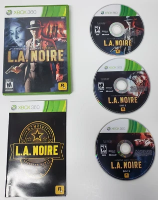 L.A. Noire (Microsoft Xbox 360) CIB EN/FR Manual - Image 1 of 4