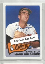 Mark Belanger Baltimore Orioles  2022 Baseball Art Card