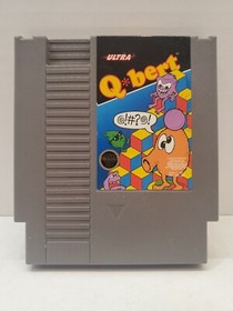 Nintendo NES Q&bull;Bert Ultra Cartridge 1985 Qbert