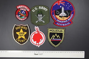 C-5 Galaxy 75th MAS, U.S Army, Policija, Indian, Brevard County, Patches. Lot 47 - Picture 1 of 1