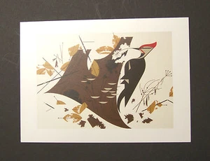 Charles/Charley Harper Notecards "Pileated Woodpecker" 4 Pack w/Envelopes - Picture 1 of 2