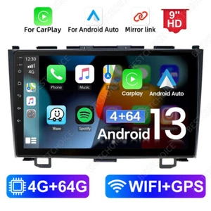 Android 13 For Honda CRV 2007-2011 Car Stereo GPS Navi WiFi Carplay Radio 4+64GB - Picture 1 of 17