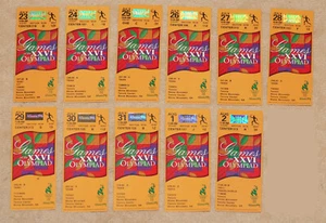 LOT of 11 - 1996 Atlanta Olympics TENNIS TICKETS - complete set except one - Picture 1 of 7