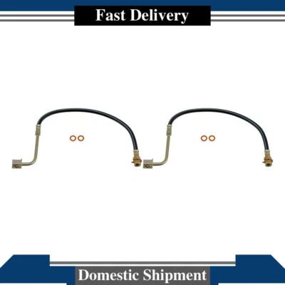 Front Brake Brake Hydraulic Hose Brake Line Fits Ford F-250 1982 1984 1988 1989 — 第 1/3 张图片