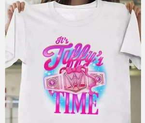 SALE Tiffany Stratton It_s Tiffy Time WWE Women_s Championship T-Shirt - Picture 1 of 6