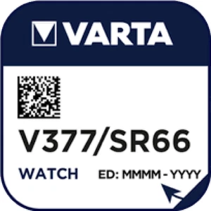 10 x VARTA Watch V 377 watch cell button cell SR 626 SW V377 watch battery 1 BL - Picture 1 of 1