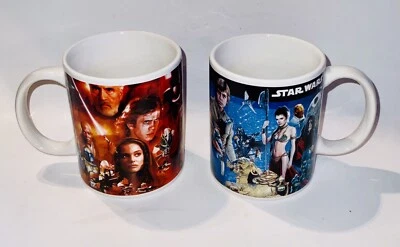 Juego de 2 tazas decoradas de 12 oz de Star Wars edición coleccionista Foto 1 de 4