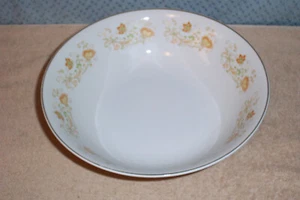 VINTAGE 9-1/4" SERVIERSCHALE FRÜHLING GARTEN MUSTER JAPAN GOLDRAND FLORAL NEUWERTIG - Bild 1 von 5
