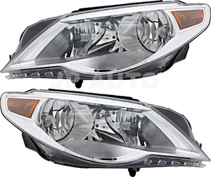 For 2009-2012 Volkswagen Passat CC Headlight Halogen Set Pair - Picture 1 of 10