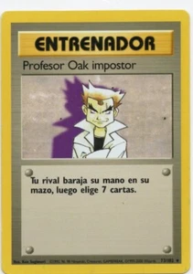 Profesor Oak Impostor Pokemon Base Set 73/102 Rare (spanish) - Picture 1 of 2