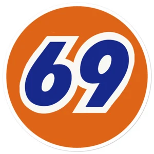 Union 76 Oil Gas Station Parody 69 Official Fuel Bubble-free sticker - Picture 1 of 1