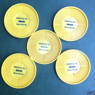 Lote 5 posavasos originales Union 76 vintage Hagen Oil Co Cannon Falls MN Minnesota Foto 1 de 4