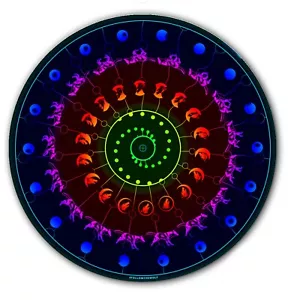 Follow The Wolf #2 tappetino slipmat portatile animato 7" pollici x1 - Foto 1 di 1