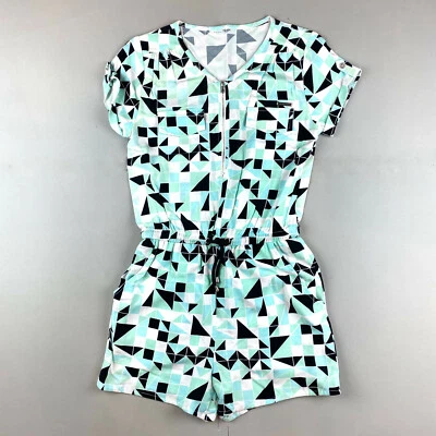 Nuevo Mono Sean John Niñas Geo Estampado Geométrico Una Pieza Talla L Grande Foto 1 de 3