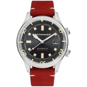 Spinnaker Bradner Automatic Ink Black Watch - Brand New - Picture 1 of 5