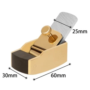 1pc Convex bottom 2 3/8" planes  brass wrap blackwood ,violin/viola making plane - Picture 1 of 4