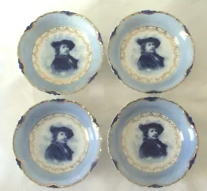 SET DI 4 CIOTOLE DI BACCHE ROSENTHAL RITRATTO DA REMBRANDT GERMANIA BYFRANZ HABSBURG - Foto 1 di 3