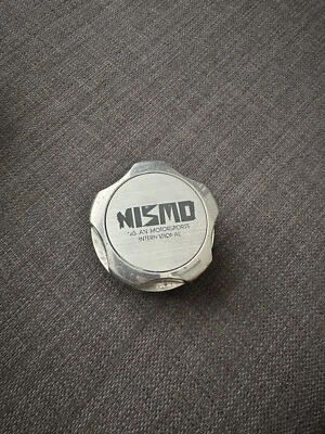 NISMO old logo oil filler Cap ENGINE S13 S14 R32 R33 RNN14 R34 B13 180sx - Image 1 of 3