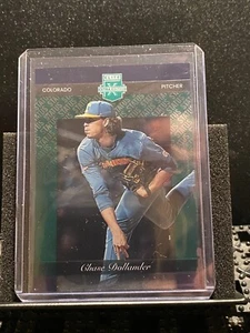 Chase Dollander 2023 Elite Extra Status Green #408/499 - Rockies - Picture 1 of 2