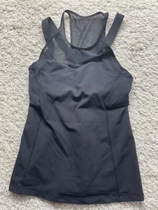 Lululemon Running In The City Tank Farbe schwarz Größe 6 gebraucht, in einwandfreiem Zustand - Bild 1 von 8