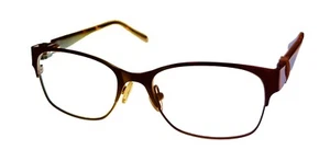 Jones New York Mens Metal Rectangle Eyewear Frame, J141. Brown. 49mm - Picture 1 of 12