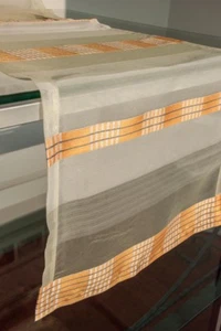 (7,99€/1Stk) Tischläufer (2Stk.) gelb 40x135cm Organza Tischdecken Tischdeko Pla - Bild 1 von 2