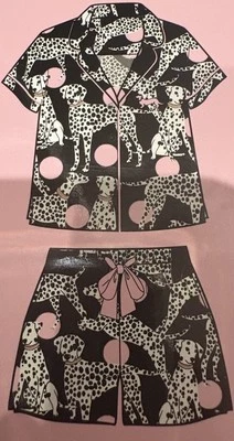 Nuevo con etiquetas Peter Alexander X Karen Mabon Perros Dálmatas Verano Pj Set - TALLA XXL Foto 1 de 3