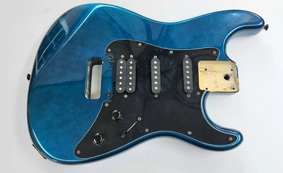 Cuerpo de guitarra eléctrica Westone Challenger finales de 1980 con pastillas - azul metálico Foto 1 de 4