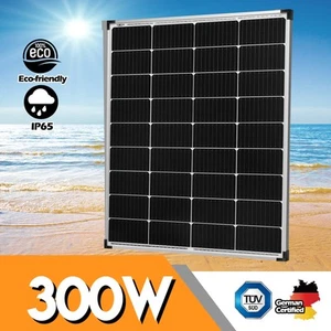 12V 300W Solar Panel 300 Watt Mono Caravan Camping Home Battery Charging Power - Picture 1 of 12