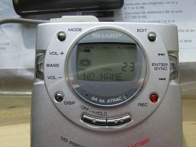 Mini-Disc Recorder MD Recorder SHARP MT 866 H - komplett, in OVP - Bild 1 von 4
