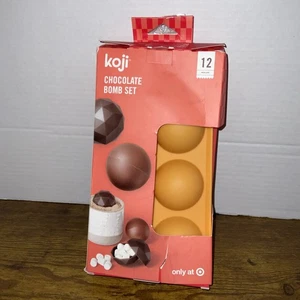 Juego de moldes de bomba de chocolate Koji hexa y bandejas redondas de silicona NUEVO desgaste en caja - Imagen 1 de 5
