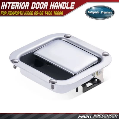 Manija de puerta interior cromada para pasajero delantero para Kenworth K100E 05-06 T400 T600A Foto 1 de 4