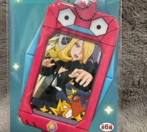 Custodia scheda Pokemon Masters EX poligono stile telefono Garchomp Cynthia gioco Giappone - Foto 1 di 3