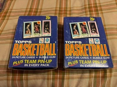 1980 Topps Basquete CAIXA VAZIA e Embalagem (Você escolhe qualquer caixa)! - Imagem 1 de 4