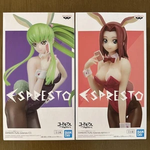 ESPRESTO Code Geass C.C. & Kallen Kouzuki Bunny Ver. Figure Set of 2 - Picture 1 of 5
