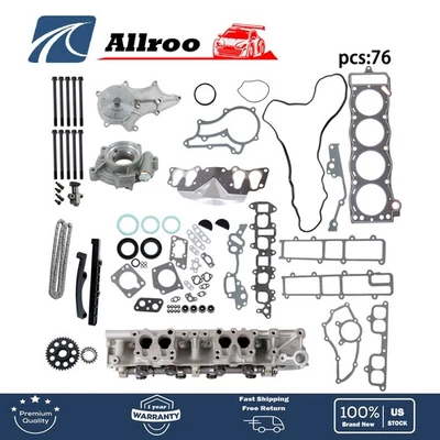 For Toyota Celica Cylinder Head Assembly Oil Pump Water Pump Timing Kit Gasket Foto 1 de 4