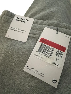 Pantalones de chándal Nike Sportswear polar gris pierna cónica para hombre grandes 716830 063 Foto 1 de 4