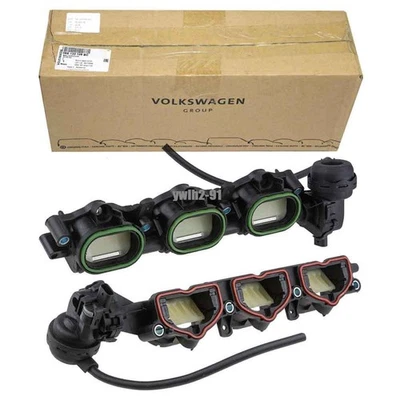 Left and Right Intake Manifolds 06E133110AN 06E133109AN for Audi A7 A8 Q7 3.0T - Imagem 1 de 4