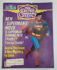 Vintage 1981 Sesame Street Electric Co Superman Christopher Reeve Childrens - Bild 1 von 9