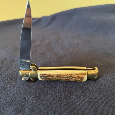 Grúa Kissing Alemania KC-46 Ciervo Stiletto Lockback  Foto 1 de 4