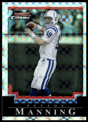 2004 BOWMAN CHROME PEYTON MANNING 75 MT ATOMIC REFRACTOR 120/250 COLTS - Image 1 of 2