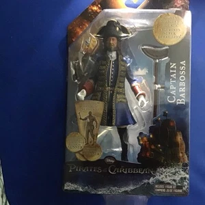 Pirates of the Caribbean Captain Barbossa On Stranger Tides 8" Action Figure NEW - Picture 1 of 18