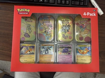 Pokemon Scarlet & Violet 151 4 Mini Tin From Sam’s Collector Set - Image 1 of 2